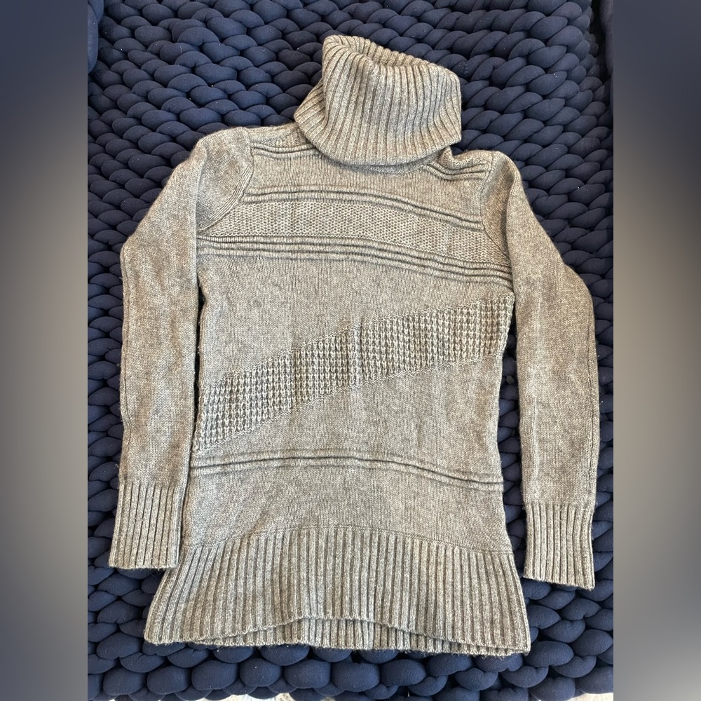 Diane von Furstenberg Talassa Turtleneck Sweater Gray Small